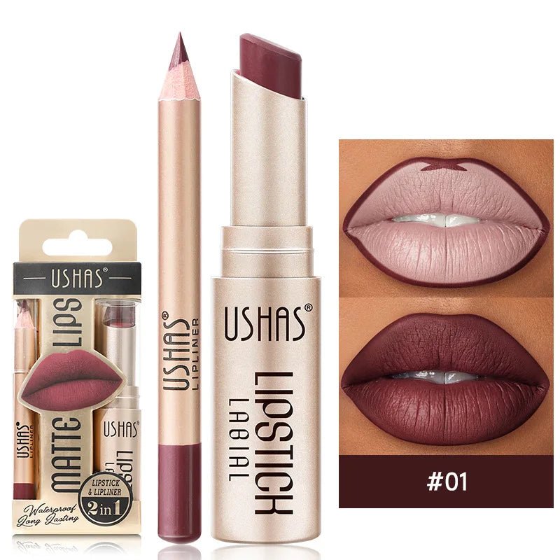 Set de Labios Mate Barra y Lápiz labial - Filttro - Filttro