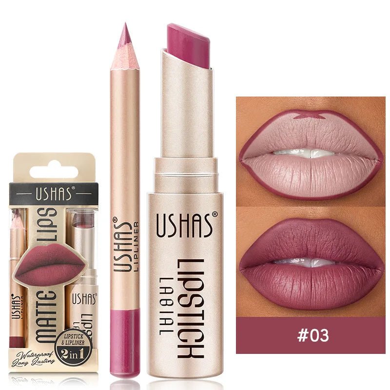 Set de Labios Mate Barra y Lápiz labial - Filttro - Filttro