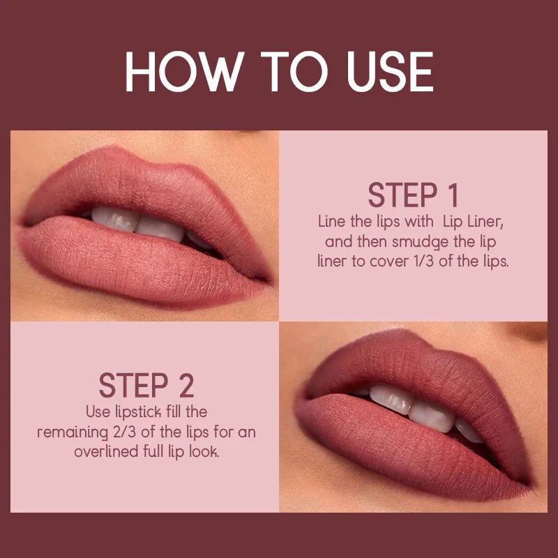 Set de Labios Mate Barra y Lápiz labial - Filttro - Filttro
