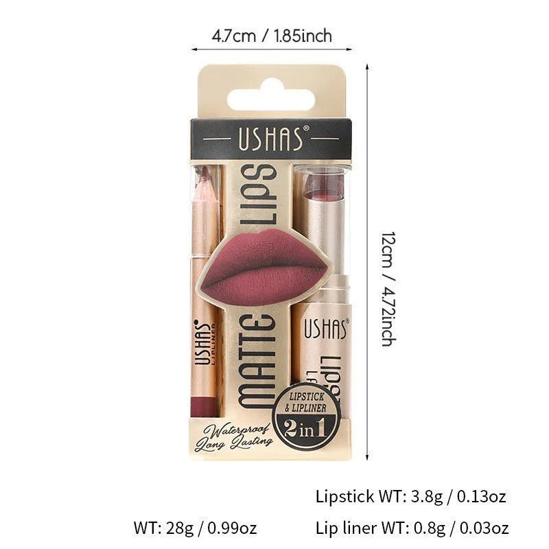 Set de Labios Mate Barra y Lápiz labial - Filttro - Filttro