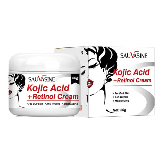 Crema ligera con ácido kójico y retinol