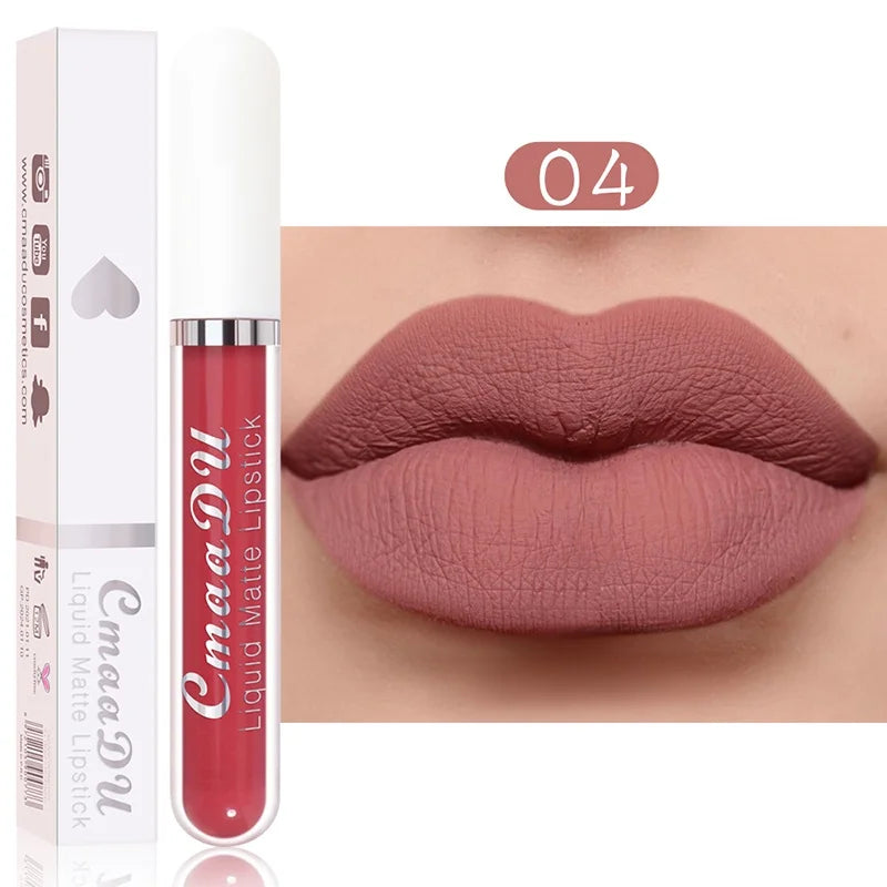 Labial liquido mate de larga duración
