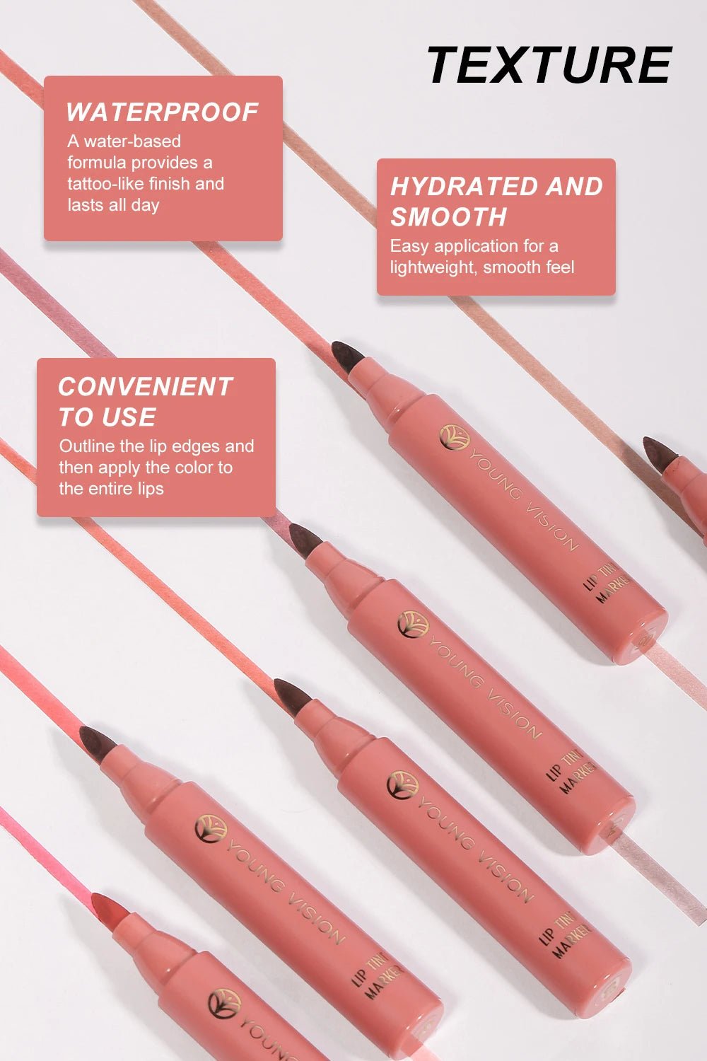 Lápiz de Labios Resistente al Agua con Color Intenso y Duradero - Filttro - Filttro
