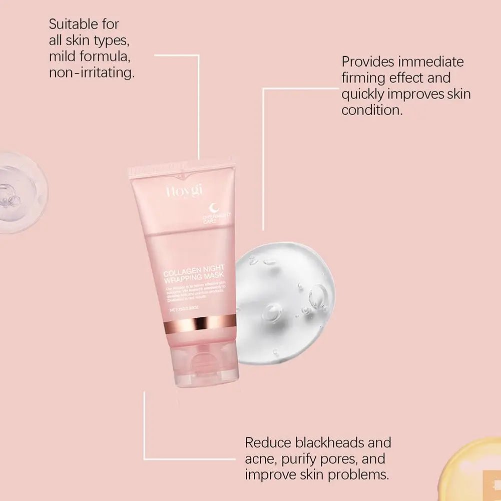 Mascarilla Facial Nocturna de Colágeno Coreana, Crema Hidratante Profunda - Filttro - Filttro