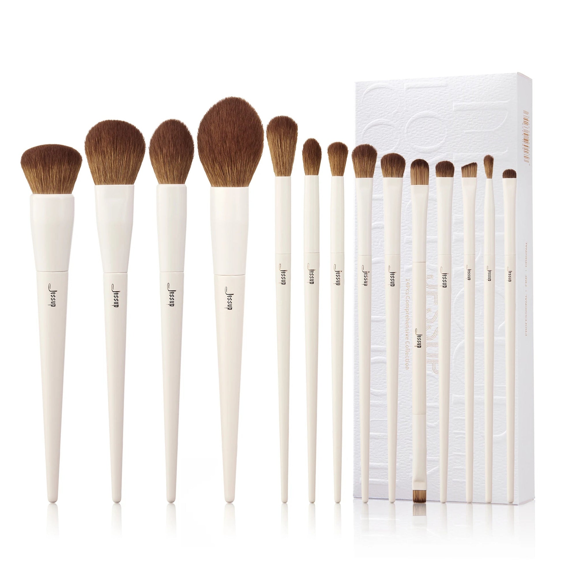 Set de Brochas de Maquillaje Jessup T329 con 14 piezas - Filttro - Filttro