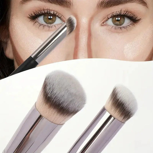 Set de brochas de maquillaje, para corrector y base, para todo tipo de piel y mango de ABS. - Filttro - Filttro